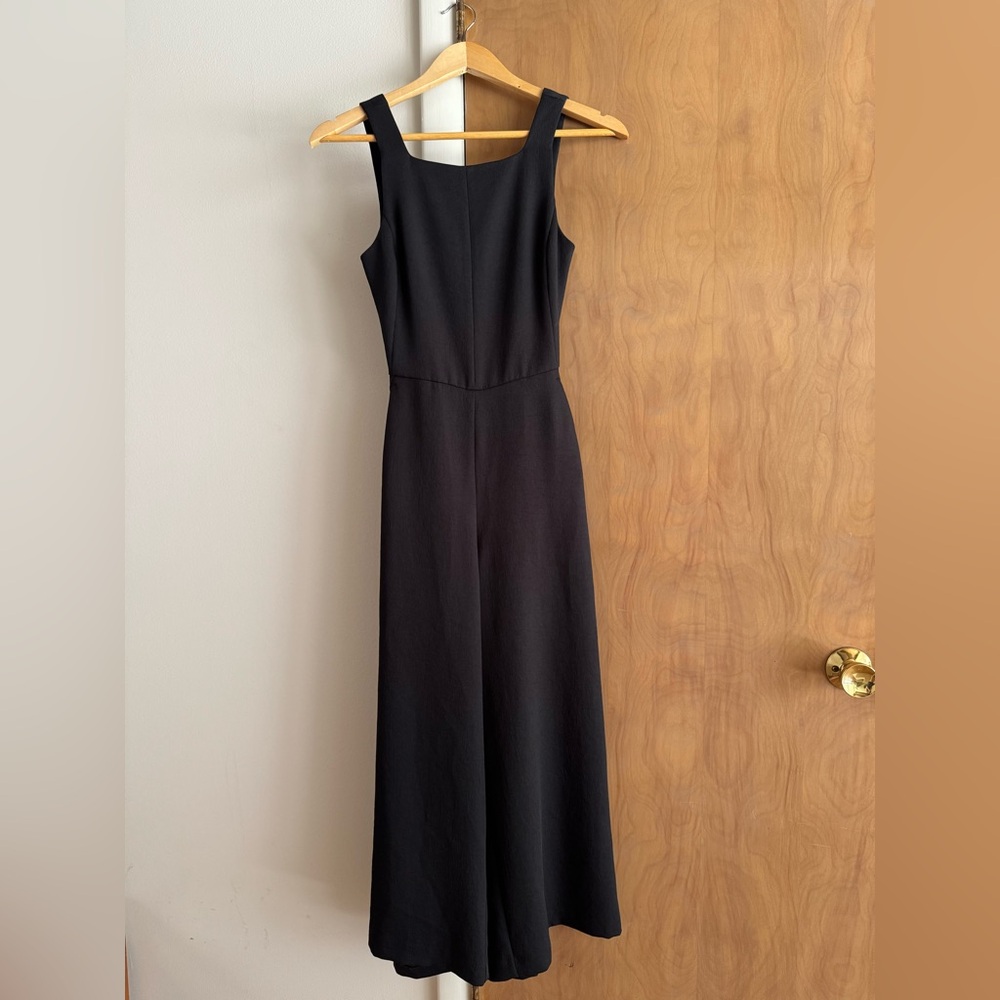 Aritzia Wilfred Ecoulement Tie Back Jumpsuit Black Size 0